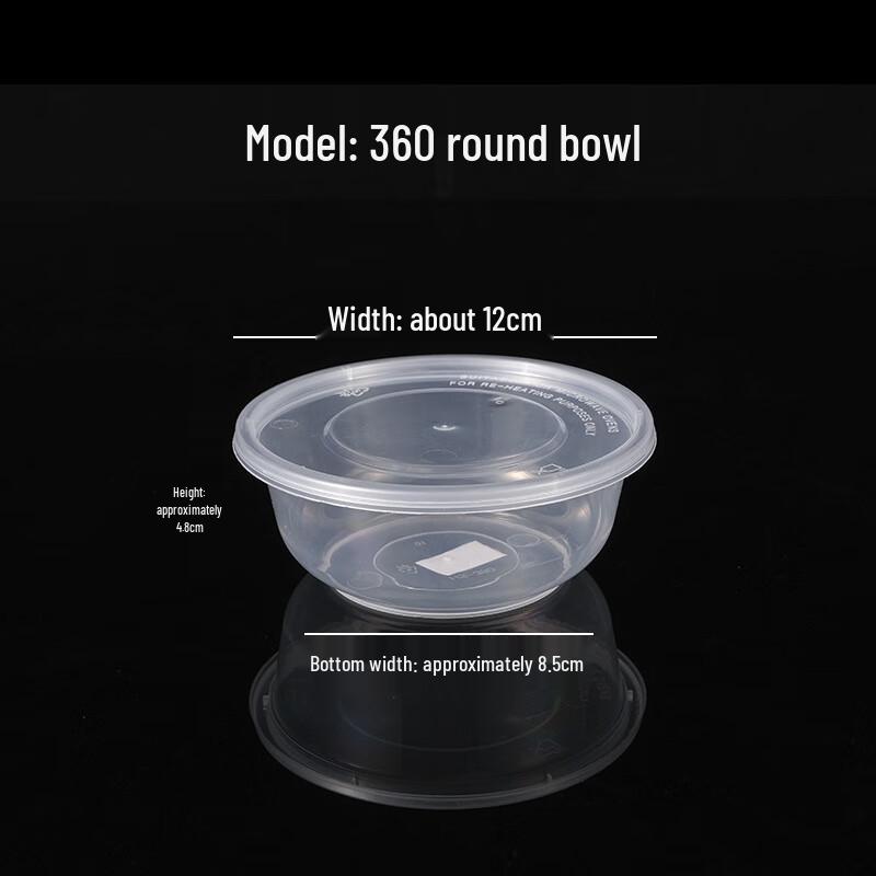 

Yujia Disposable PP Plastic Takeaway Food Containers with Lid