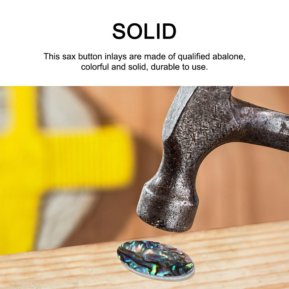 Abalone Sax Inlays Saxophone Inlays Saxophone Accessories /Lot Saxophone Key Button Inlays Replacement Sax Accessories