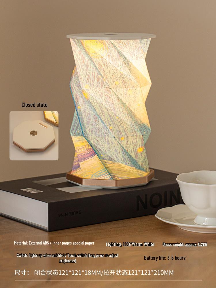 Van Gogh Starry Sky Night Light: Creative Origami Souvenir for Girlfriend s Birthday or Graduation