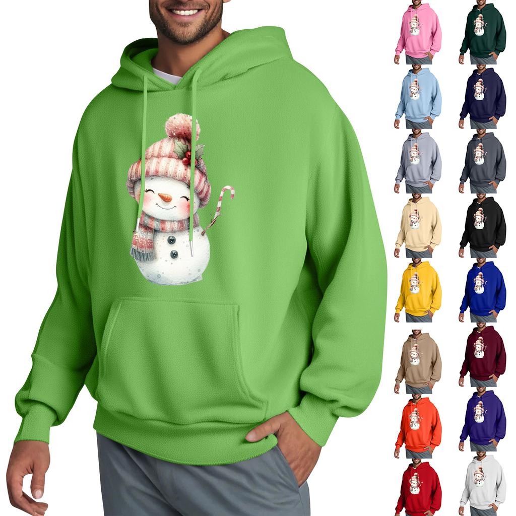 Men's Hooded Sweatshirt, Contrasting Color Sweatshirt, Sports   Casual Jacket