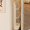 Wall Mounted Umbrella Holder Metal Mesh Storage Rack with Drip Tray & Installation Kit for Home Entryway