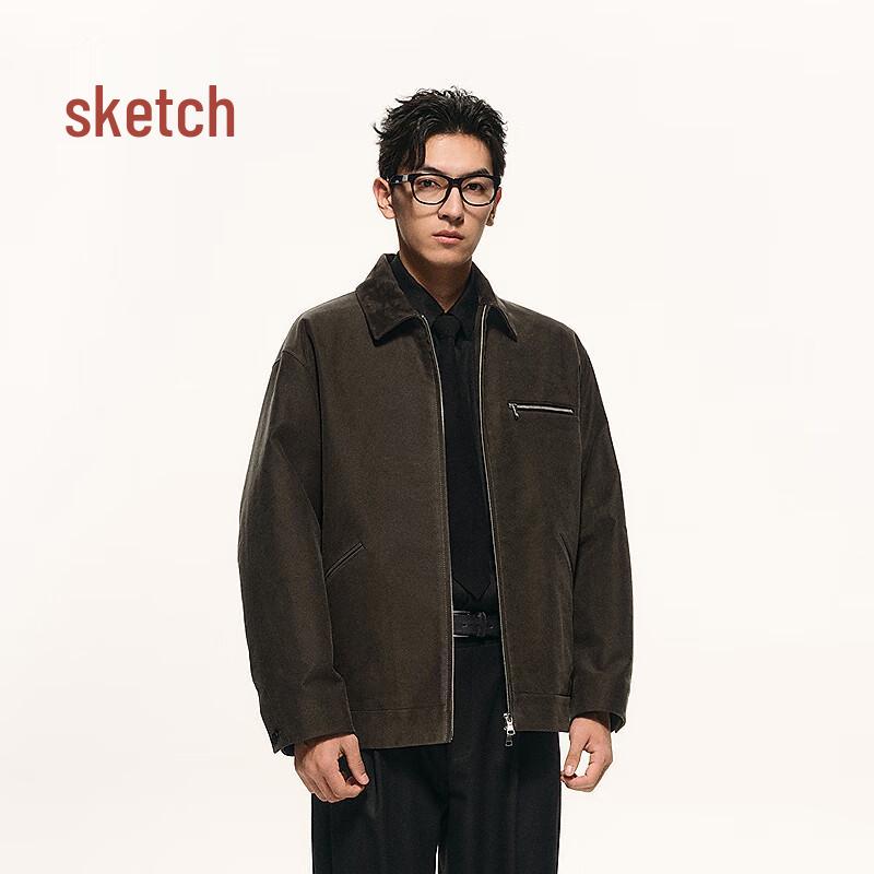 CROQUIS Men's Winter Lapel Padded Jacket 9PAB14400