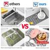 big size Sink Protectors for Kitchen Sink with Drain,Kitchen Sink Grid,Heat-Resistant mat,Silicone Sink Mat for Bottom of sink
