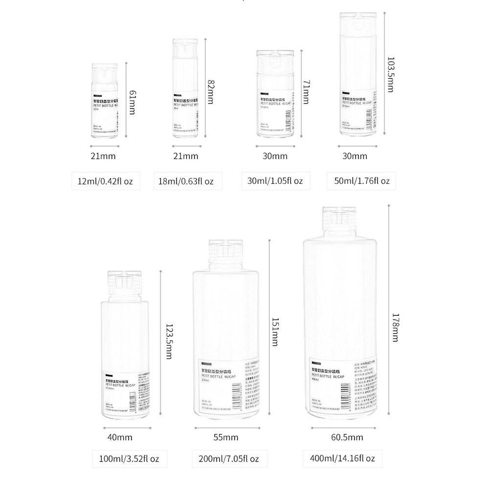 Squeeze Refillable Bottles Travel Empty Bottle New Squeeze Bottle  Hotel