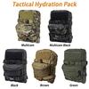 TWINFALCONS Wasserbeutel, Taktische Tasche, Trinkrucksack, Militärstil, 500D Nylon, Molle Wasserflaschentasche, Großer Stauraum, Mehrere Taschen, Mu