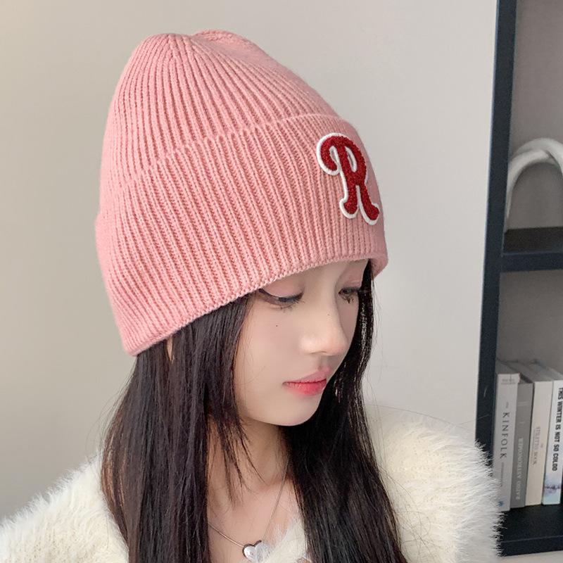 Autumn and Winter Hats for Women Warm Ear Protection Pullover Knitted Woolen Hats Casual and Versatile Baotou Cold Hats for Men