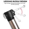 WEST BIKING 120PSI Bicycle Pump Hose Mountain Road Cycling Tire Inflator Schrader Presta Valve Alloy Portable Mini Bike Pump