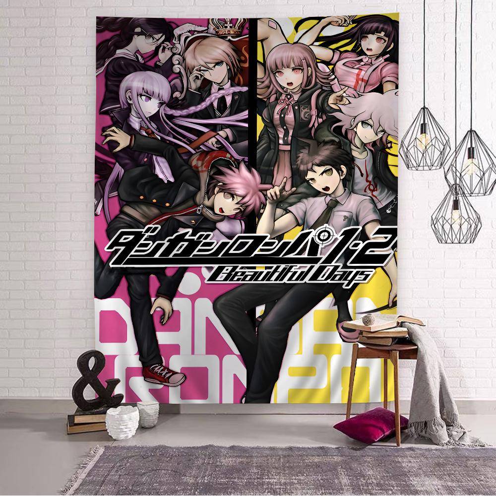 Anime danganronpa heiß Anime Wandteppich Hängend Tarot Hippie Wandteppiche Schlafsaal Wandbehang Laken