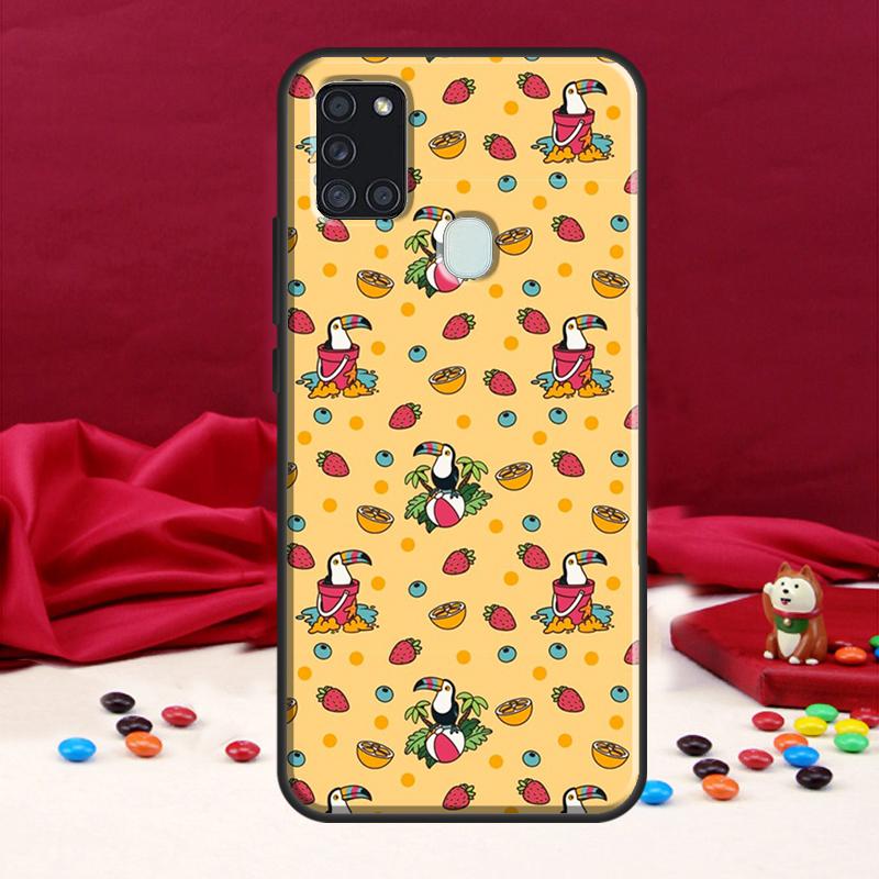 Parrot Bird Case For Samsung Galaxy A34 A54 A14 A12 A52 A22 A32 A42 A72 A13 A33 A53 A50 A51 A71 Coque