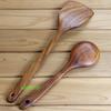 AOOSY Rice and Made of Natural Perfect for Cooking and Wok Includes Kitchen and Wooden Kitchen Large Kitchen Utensils 2-Piece Set Paddle, Spatula,