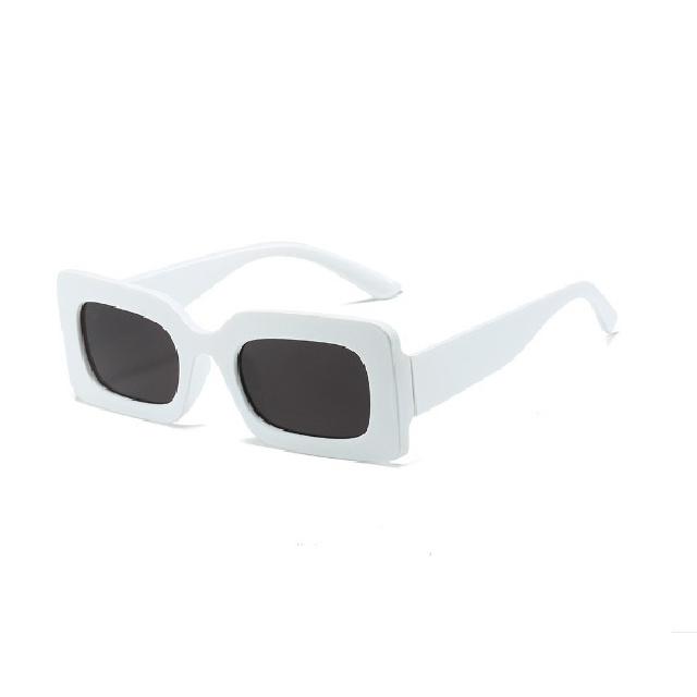 Korean-style Retro Square Jelly-colored Small-frame Sunglasses for Women, Trendy Hip-hop Glasses, Fashionable Internet Celebrity Sunglasses for Men
