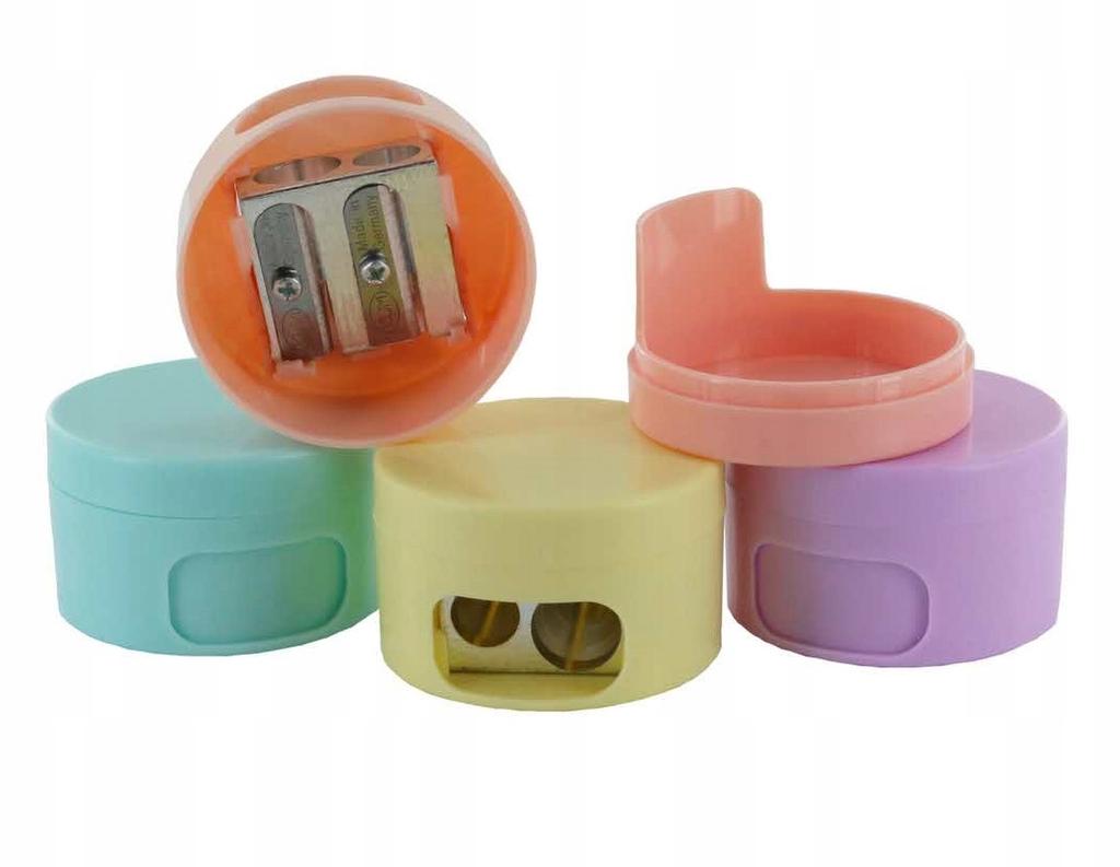 Temperówka Kum Podwójna Z Pojem.Metalowa Pastel