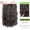 FOR Wig Women's Long Hair Three Piece Extension Long Curly Hair Increase Volume Fluffy Invisible Traceless Pad Hair Wig Pieces
