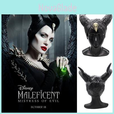 Betoverende 2019 Maleficent 2 Hoorns Hoofddeksel Masker Perfect Voor Halloween En Cosplay