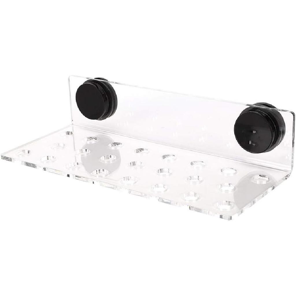 FILFEEL Acrylic Coral Frag Rack Bracket and Wonderful Accessory for Coral Growth Usage for Aquarium Fish 4 Hole Size (Acrylic 2)