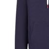 Emporio Armani Logo Patch Drawstring Hooded Zip-Up Raglan Sleeve Sweatshirt Men sweatshirt Navy-Blue 111835-3R573-48336