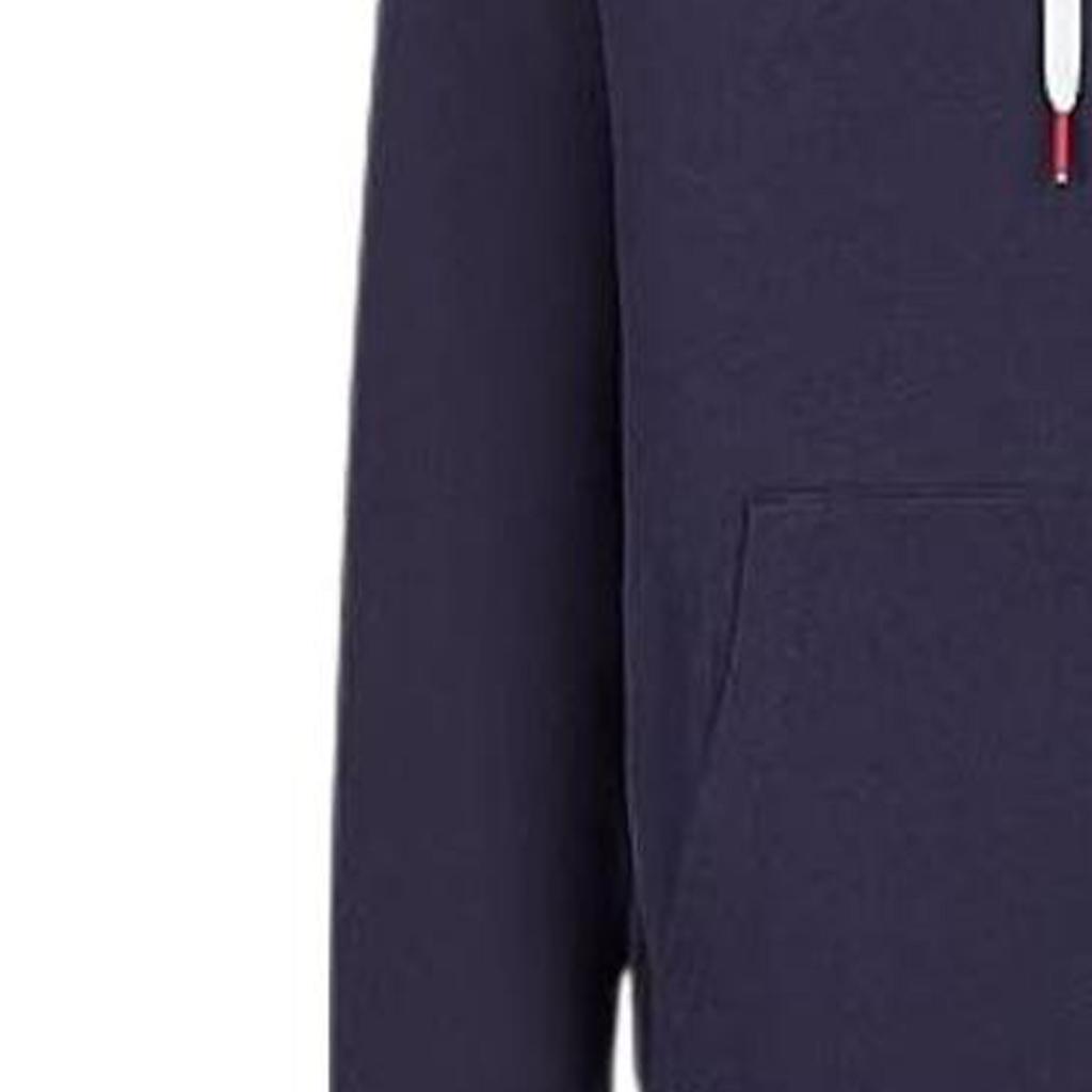 Emporio Armani Logo Patch Drawstring Hooded Zip-Up Raglan Sleeve Sweatshirt Men sweatshirt Navy-Blue 111835-3R573-48336