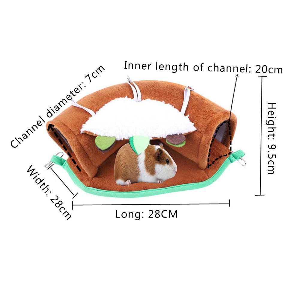 Balanço Rede para Animais de Estimação Macio Cama Quente para Pequenos Animais Casa para Animais de Estimação Gaiola Ninho