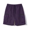 Crown Spk40 Nylon Setup Shorts (Purple)