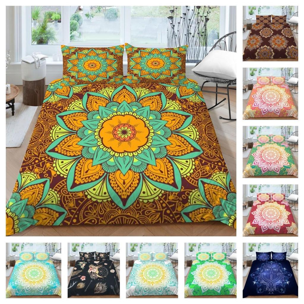 Bohemian Style Duvet Cover 3D Home Bedspreads King Size Bedding Soft Quilt Cover Luxury Bedding Cover Sets