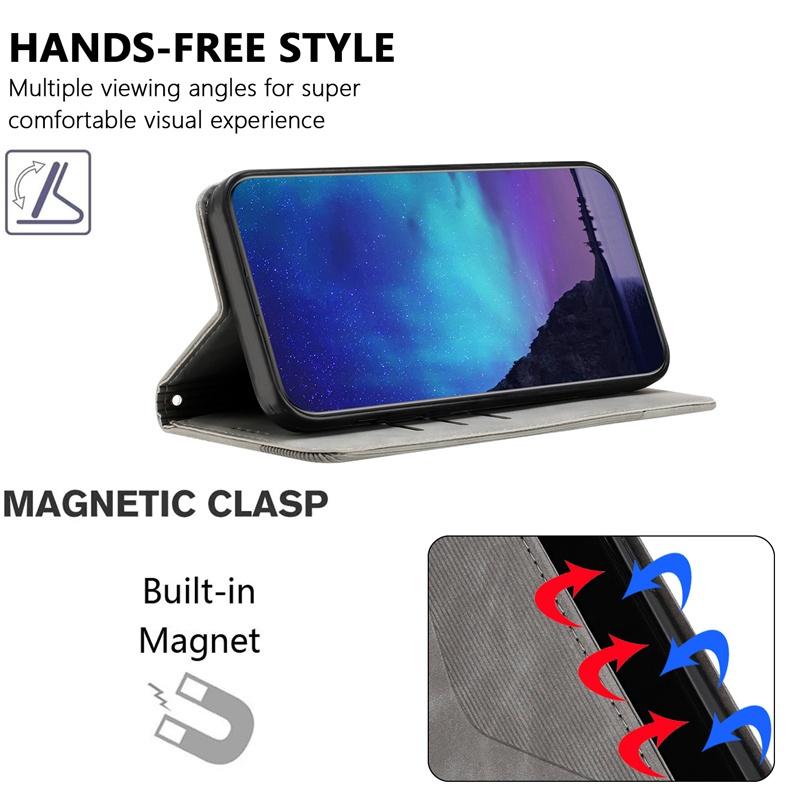 Leather Case For Redmi Note 12S 12T 12R 12 Speed Explorer Turbo 13 Pro Plus 4G 5G Card Slot Flip Wallet Cover Casing