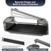 Under Center Console Screen Storage Box For Tesla Model 3/Y 2019-2023 Center Console Hidden Fold Able Car Storage Organizer Tray