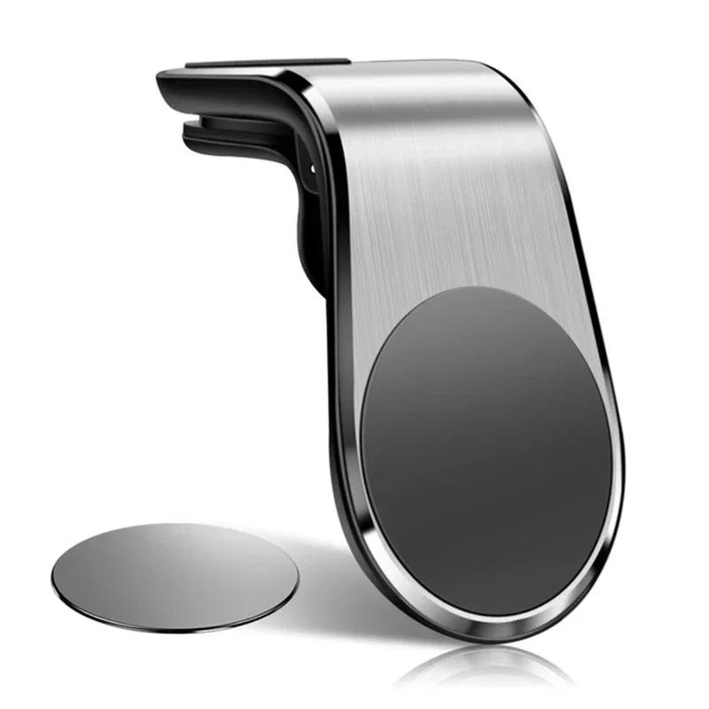 Magnetic Car Phone Holder Metal Stand Accessories For Skoda Kamiq Kodiaq Karoq Yeti Octavia Fabia Rapid Superb Scala Roomster