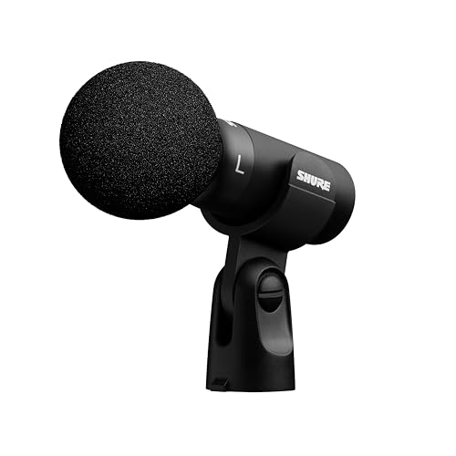 Shure MoveMic 88+ Wireless Stereo Condenser Microphone MV88+W-J-Z6 Bluetooth Smartphone Recording Noise Reduction Compact Professional Use 8 Hours