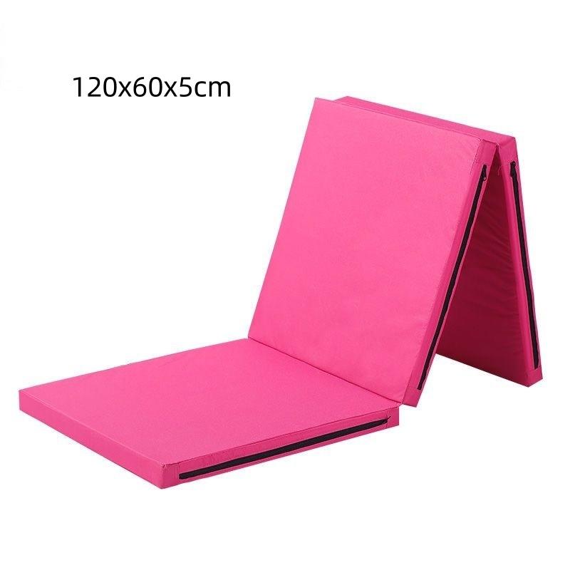 50MM Foldable Exercise Mat Portable Anti Slip Foam Gymnastic Mat Leather Yoga Gymnastic Tumbling Mattress Gym Mat