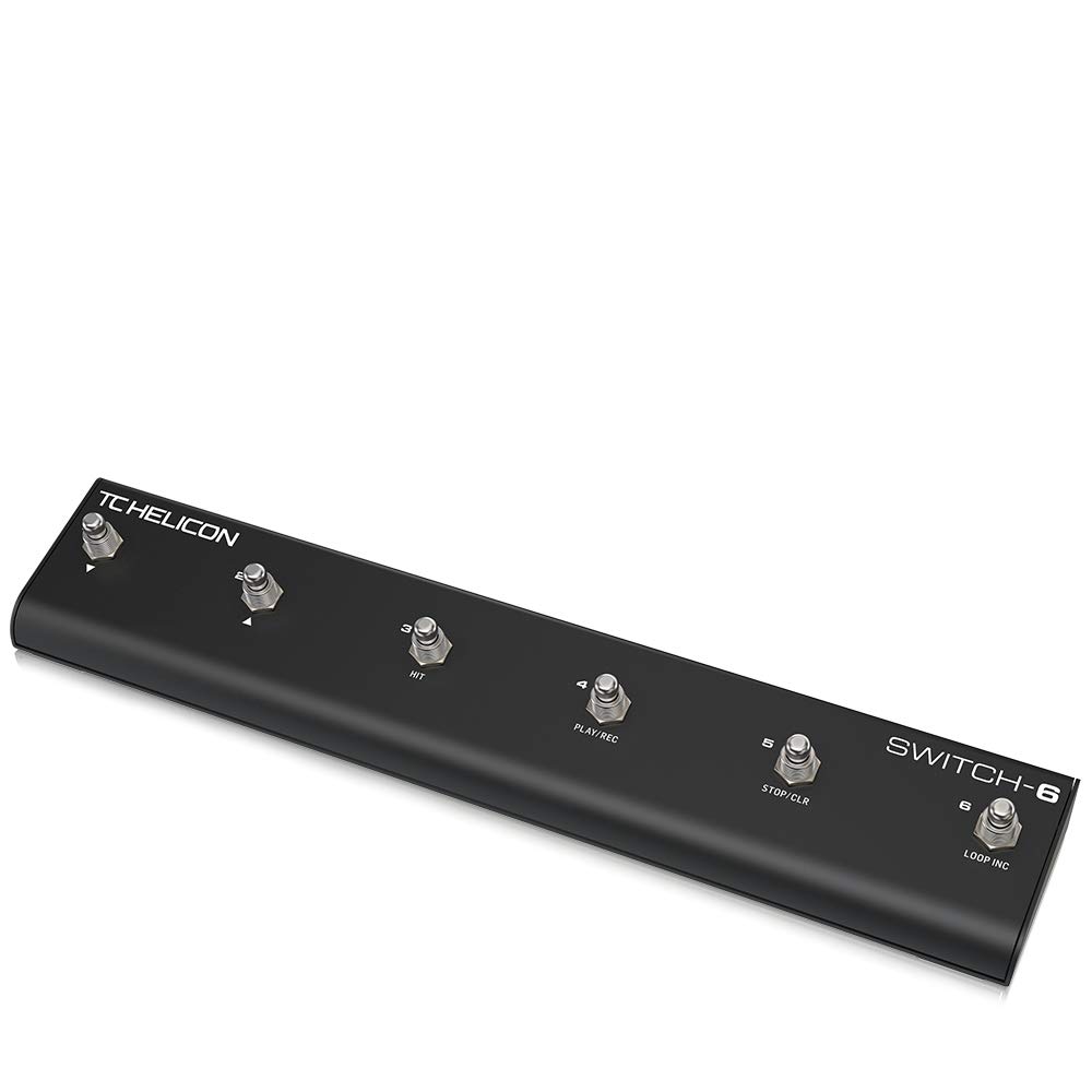 TC Helicon Foot Switch 6 Switches TRS Type Cable Included SWITCH-6