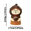 Cartoon Chocolate Bakery Series Resin Miniatures Home Accessories Kawaii Cupid Cat Figurines Japan Style for Valentine Gifts