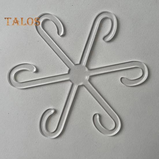 Plant Stem Support Hooks Acrylic Plant Vine Holders Waterproof Plant Stem Hook Trellis for Garden Plants Potted Plants