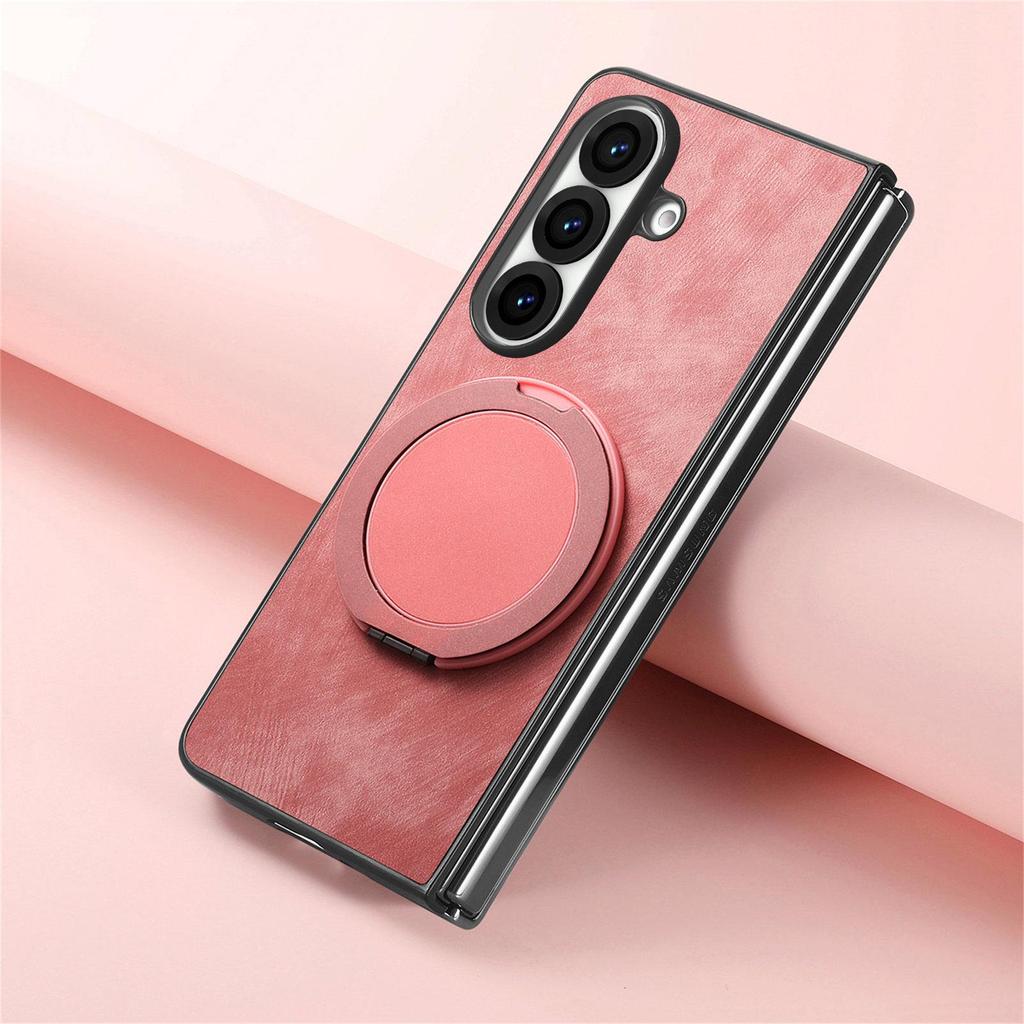 Skórzany portfel etui Galaxy Z Fold6 z miejscem na karty dla Samsung Z Fold7 - Wielofunkcyjne składane etui ochronne
