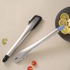 2 Piece Multipurpose Rustless steel Cooking Tongs Slip Polystyrene Grip Heatproof For Roasting Serving