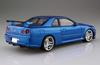 Aoshima Bunka Kyozai Initial D 9 Hoshino Kozo BNR34 Skyline Scale Plastic Model (AOSHIMA) No. GT-R 1/24