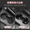 New Alphard High Gloss Authentic Carbon Style Car Coaster Waterproof