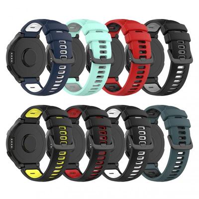 Silicone Strap For Garmin Forerunner 220/230/235/620/630 Strap Approach S20 S5 S6 Two-color Silicone Wristband
