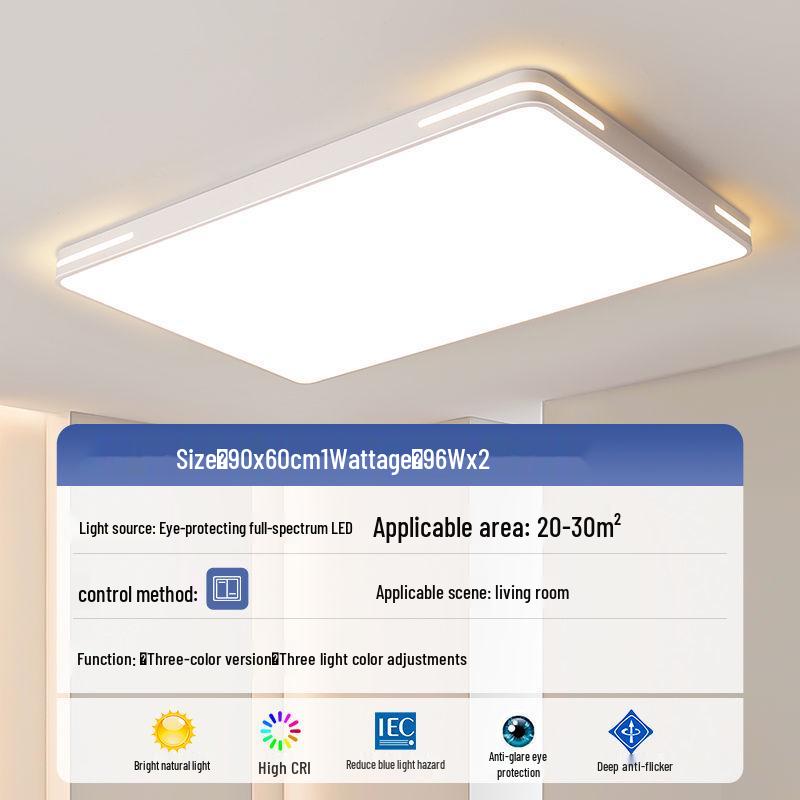 LED Ceiling Light: Ultra-Thin, Modern Round Lighting for Living Room, Bedroom, Dining, and Study Rooms