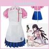 Dangan Ronpa 2 Mikan Tsumiki Rosa Weißer Uniformanzug Kostüm