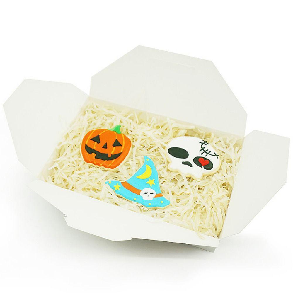 Food Grade Halloween Cookie Mold 3D Biscuit Mold Various Styles Ghost Bat Baking Molds  Cake Tool