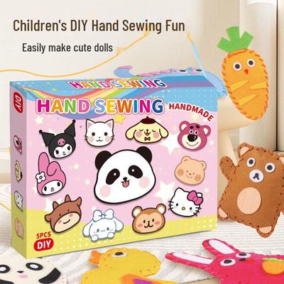 Creative Animal Sewing Kit for Kids: Interactive DIY Parent-Child Craft