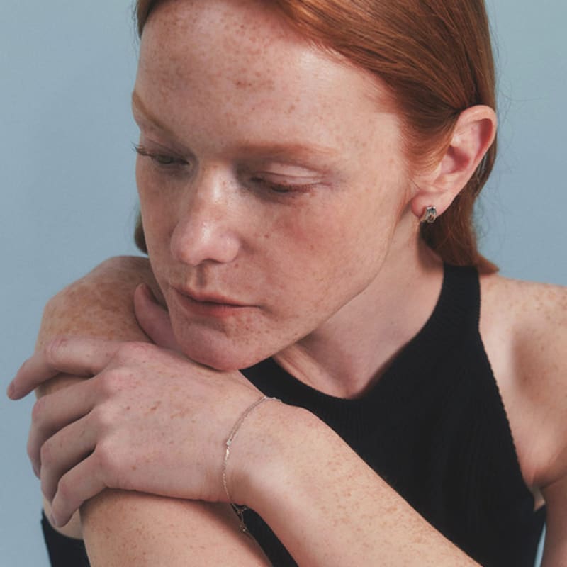 

JOY GRYSON Esotico Two Chain Bracelet JS4SBS28 WHITE