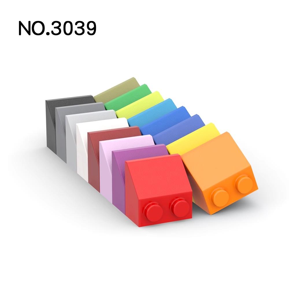 Professional Fishing Unisex Kids 20Pcs Moc Parts 3039 Slope 45° 2 X 2 Compatible Bricks Diy Assmble Building Blocks Particle Kid Puzzle Brain Toy Gift