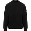 Ghost Series Fw24 Ghost Pieces Solid Color Stretch Organic Cotton Raglan Sleeve Crewneck Sweatshirt Men Sweatshirt Black 8115629F7-V0029