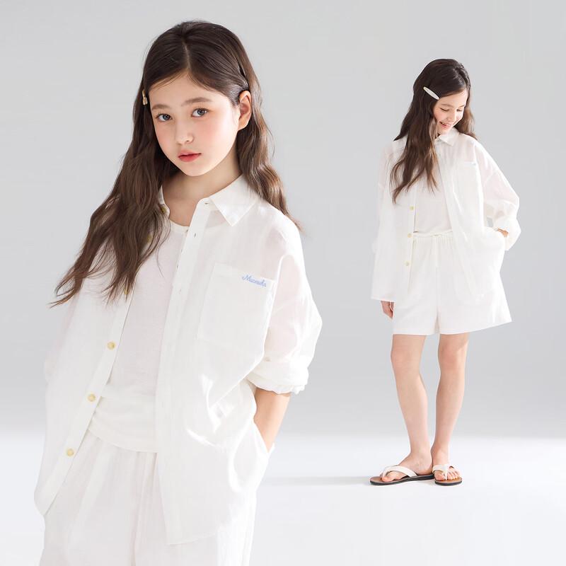 

Mucmukn Kids Capri Holiday Linen Blend Resort Shirt 150CM
