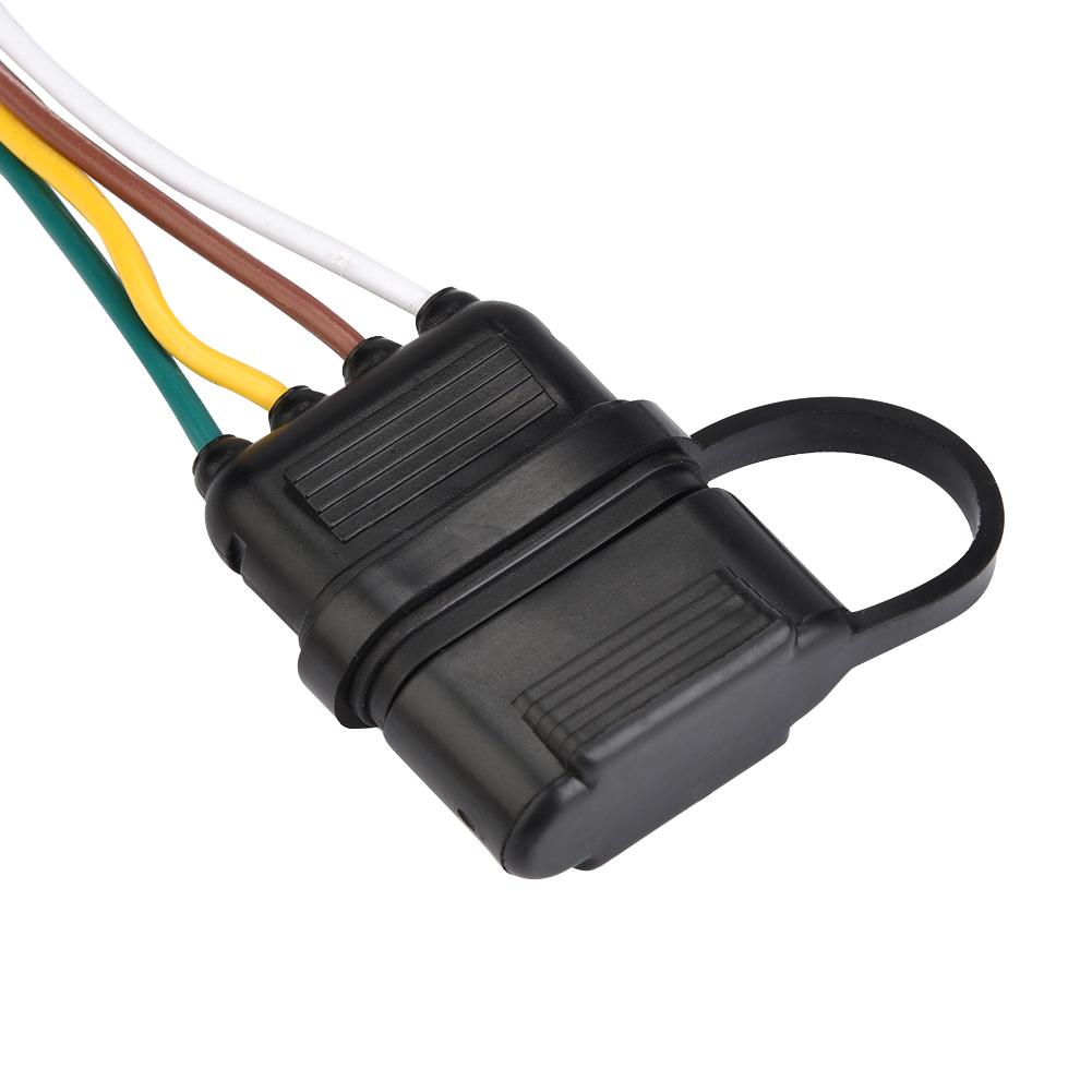 4 Pin 12V US Trailer Hitch Wiring Tow Harness Power Controller Plug