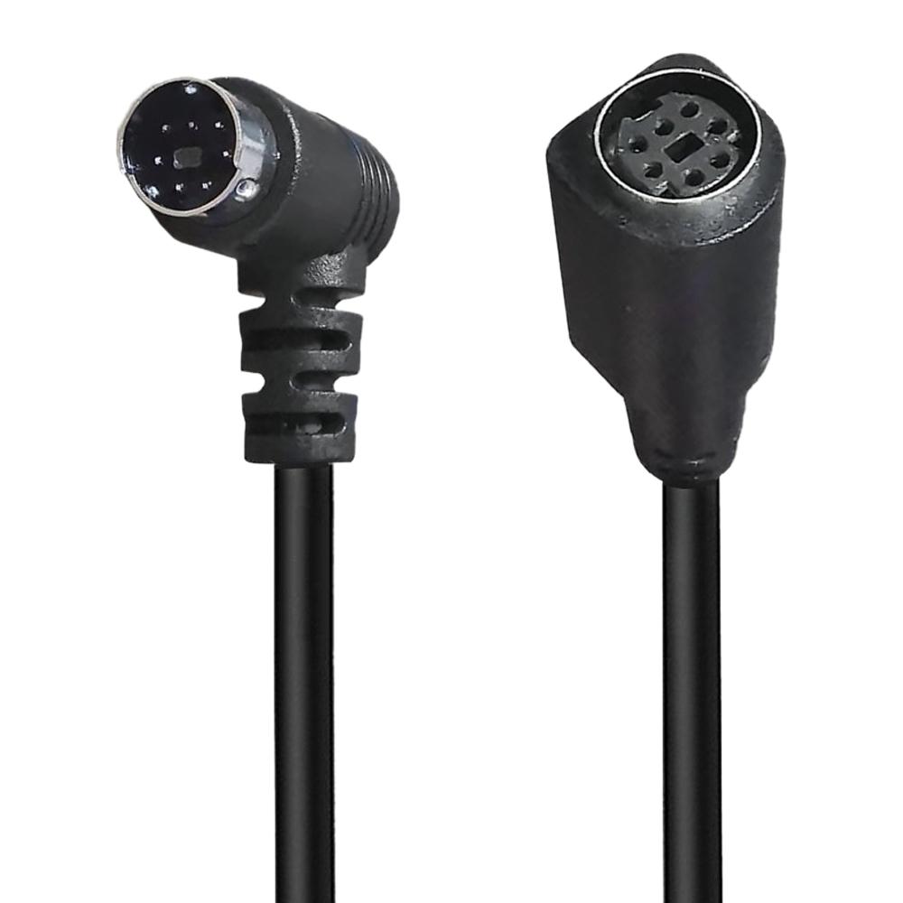 1.8m Mini DIN 7 Pin Cable Elbow Male to Female Computer Game System Extension Cord