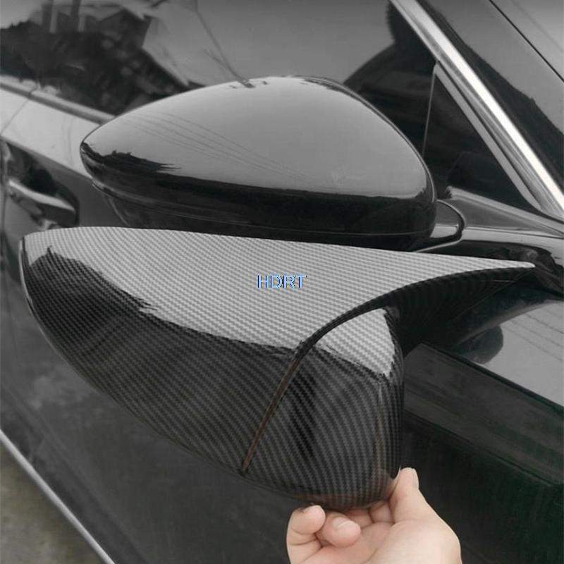 For Honda Accord 10th 2018- Car Style Accessories Exterior Sticker Rear View Side Mirror Cover Door Reverse Mirror Case Trim