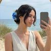 Eleganter Blumen Haarclip Vintage Hawaiianischer Entenschnabelclip Mode Florales Haaraccessoire Hochzeit