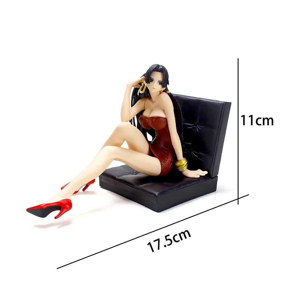

Anime Cartoon Boa Hancock Sitting Posture Sofa Figure Model Toy Gift